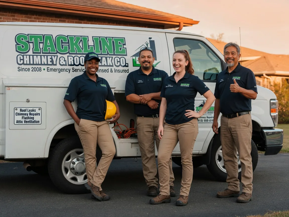 Chimney flashing repair company in Rockland, MI